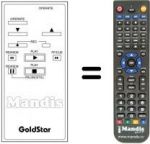 Replacement remote control PN 243 104K