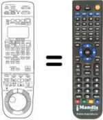 Replacement remote control PQ 11237
