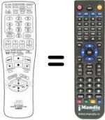 Replacement remote control PQ 21953 A