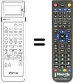 Replacement remote control Schaub Lorenz SL 300