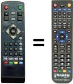 Replacement remote control Trevi DT 3380