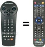 Replacement remote control RC-8250