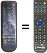 Replacement remote control R-40B02