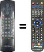 Replacement remote control Daewoo DTC 29G1