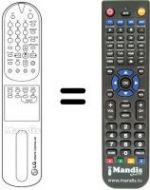 Replacement remote control LG RB-32CZ10RX
