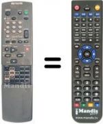 Replacement remote control RC-6VR08
