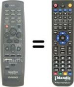 Replacement remote control RC-8VR09