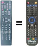 Replacement remote control EASY LIVING EL 4213 B