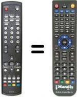 Replacement remote control Hyundai HM 19 W