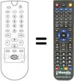 Replacement remote control RC 0881 / 00