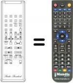 Replacement remote control RC 100