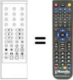Replacement remote control UNIVERSUM 7263023