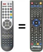 Replacement remote control RC 1167