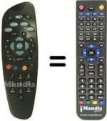 Replacement remote control RC 1600 / 00