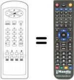 Replacement remote control Sinudyne JAZZ 14320