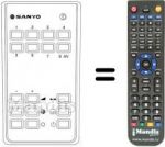 Replacement remote control RC 222