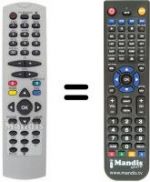 Replacement remote control RC 2553