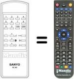 Replacement remote control RC 302