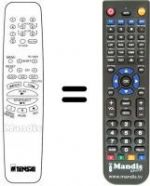 Replacement remote control RC 302 S