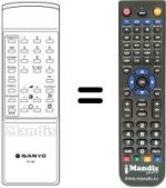 Replacement remote control RC 308