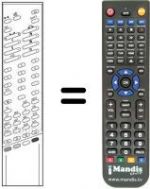 Replacement remote control RC 348