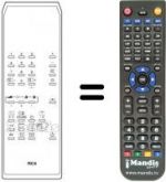 Replacement remote control RC 4