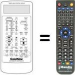 Replacement remote control RC 400 P