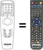 Replacement remote control RC 4209 X