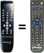 Replacement remote control RC 424