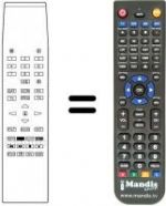 Replacement remote control RC 504