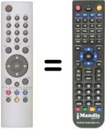 Replacement remote control RC 510