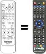 Replacement remote control RC 5204 X