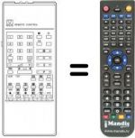 Replacement remote control RC 5370