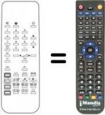Replacement remote control RC 5404