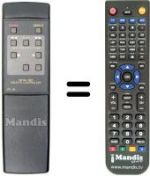 Replacement remote control RC 58