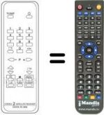 Replacement remote control UFD 40