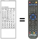 Replacement remote control RC 5 STANDARD