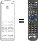 Replacement remote control TC 6050