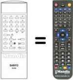 Replacement remote control RC 645