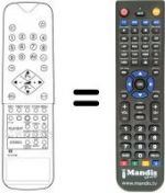 Replacement remote control United UTV 8021 X
