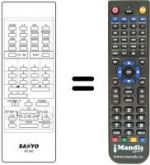 Replacement remote control RC 650