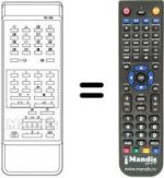 Replacement remote control RC 658