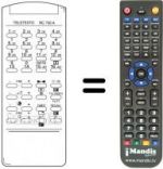 Replacement remote control RC 700 A