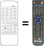 Replacement remote control RC 710