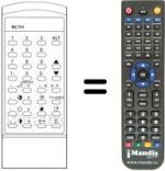 Replacement remote control RC 711