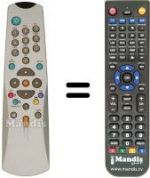 Replacement remote control Amstrad DVB-T 830