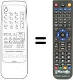 Replacement remote control RC BQ