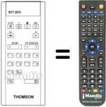 Replacement remote control Hifivox 55 MV 11 TX