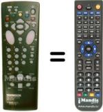 Replacement remote control Hifivox 28 DG 22 C