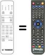 Replacement remote control Hifivox 55 MV 16 TX
